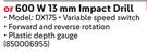 CAT 600W 13mm Impact Drill-Each