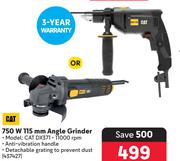 CAT 750W 115mm Angle Grinder-Each