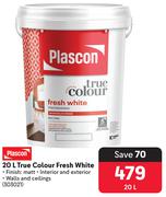 Plascon True Colour Fresh White 303021-20Ltr