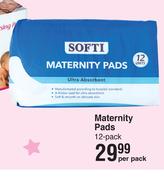 Softi Maternity Pads 12 Pack-Per Pack