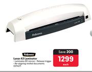 Fellowes Lunar A3 Laminator