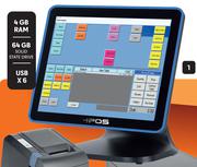 4POS 15" Touch PC Plus Free 4POS Software 
