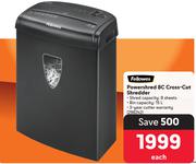 Fellowes Powershred 8C Cross Cut Shredder