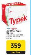 Typek 4A Office Paper 80 Gsm-Per Box