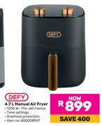 Defy 4.7L Manual Air Fryer