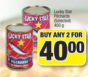 Lucky Star Pilchards (Selected)-For Any 2 x 400g