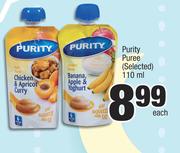 Purity Puree (Selected)-110ml Each