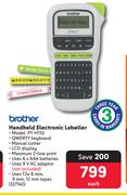 Brother Handheld Electronic Labeller PT-H110-Each