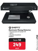 Ghertz Electronic Money Detector