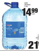 Spar Still Water-5 Litre Each