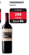 Vriesenhof Kallista-750ml