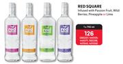 Red Square Infused With Passion Fruit, Wild Berries, Pineapple Or Lime-750ml