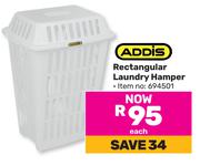 Addis Rectangular Laundry Hamper