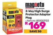 Magneto 2-Way High Surge Protector Adaptor Plug