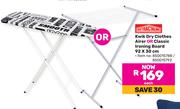 Retractaline Kwik Dry Clothes Airer Or Classic Ironing Board 92 x 30cm-Each