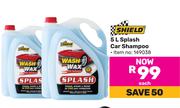 Shield Splash Car Shampoo-5Ltr Each