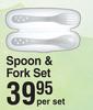 Baby Things Spoon & Fork Set-Per Set