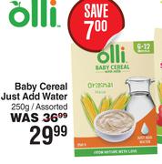 Olli Baby Cereal Just Add Water Assorted-250g