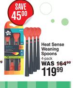 Tommee Tippee Heat Sense Weaning Spoons 4 Pack