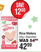 Kiddylicious Rice Wafers Assorted-20g