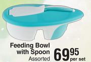 Baby Things Feeding Bowl With Spoon Assorted-Per Set