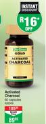 Dis-Chem Gold Multivitamins Activated Charcoal 60 Capsules