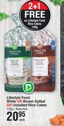 Lifestyle Food White Or Brown Salted Or Unsalted Rice Cakes Assorted-130g Each