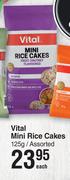 Vital Mini Rice Cakes Assorted-125g Each
