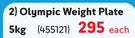 Olympic 5Kg Weight Plate 455121-Each