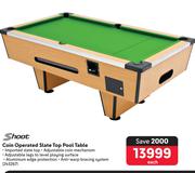 Shoot Coin Operated Slate Top Pool Table 243267