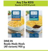 Dine In Ready Made Meals (All Variants)-For 2 x 900g