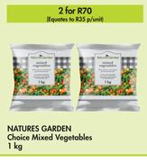 Natures Garden Choice Mixed Vegetables-For 2 x 1Kg