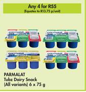 Parmalat Tubz Dairy Snack (All Variants)-For 4 x 6 x 75g