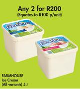 Farmhouse Ice Cream (All Variants)-For 2 x 5L