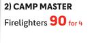 Camp Master Firelighters-For 4