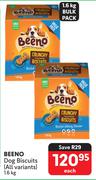Beeno Dog Biscuits (All Variants)-1.6Kg Each