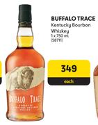 Buffalo Trace Kentucky Bourbon Whisky-750ml Each