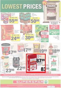 SUPERSPAR EASTERN CAPE : Lower Than Low Prices (23 February - 7 March 2021), page 8