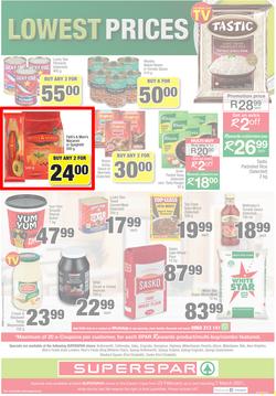 SUPERSPAR EASTERN CAPE : Lower Than Low Prices (23 February - 7 March 2021), page 8