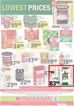 SUPERSPAR EASTERN CAPE : Lower Than Low Prices (23 February - 7 March 2021), page 8