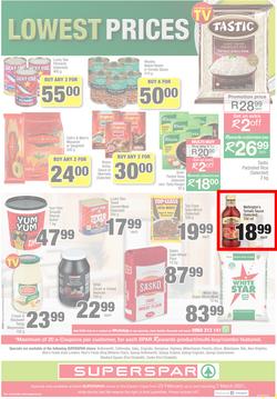 SUPERSPAR EASTERN CAPE : Lower Than Low Prices (23 February - 7 March 2021), page 8