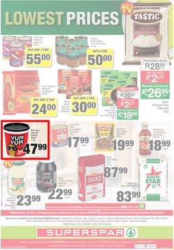 SUPERSPAR EASTERN CAPE : Lower Than Low Prices (23 February - 7 March 2021), page 8