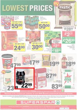 SUPERSPAR EASTERN CAPE : Lower Than Low Prices (23 February - 7 March 2021), page 8