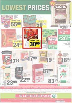 SUPERSPAR EASTERN CAPE : Lower Than Low Prices (23 February - 7 March 2021), page 8