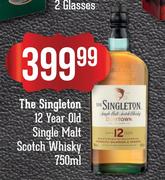 The Singleton 12 Year Old Single Malt Scotch Whisky-750ml
