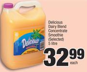 Deliciouis  Dairy Blend Concentrate Smoothie (Selected)-5Litre Each