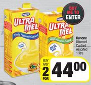 Danone Ultramel Custard Assorted-For 2 x 1Ltr
