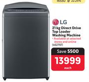 LG 21Kg Direct Drive Top Loader Washing Machine