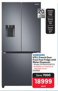Samsung 470L French Door Frost Free Fridge With Water Dispenser RF49A5202B1/FA