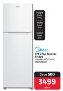 Midea 173L Top Freezer/Fridge HD-216FN